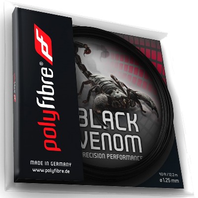 Polyfibre Black Venom 12 m. tennissnaar