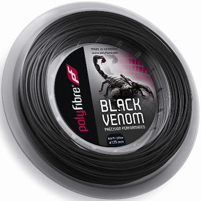 Polyfibre Black Venom 200 m. tennissnaar