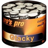 Pro's Pro Gtacky overgrip 60 stuks wit