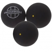 Unsquashable 3 squashballen gele stip