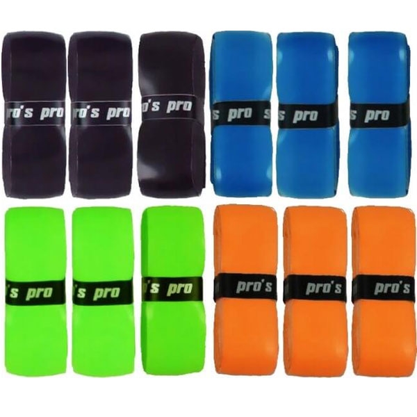 Pro's Pro 12 stuks verpakking HYPER CUSHION GRIP mixed colors