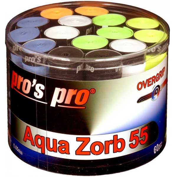 Pro's Pro Aqua Zorb overgrip 0.55 mm 60 stuks multicolor