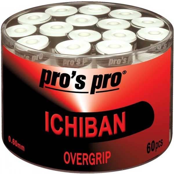 Pro's Pro Ichiban box met 60 overgrips wit