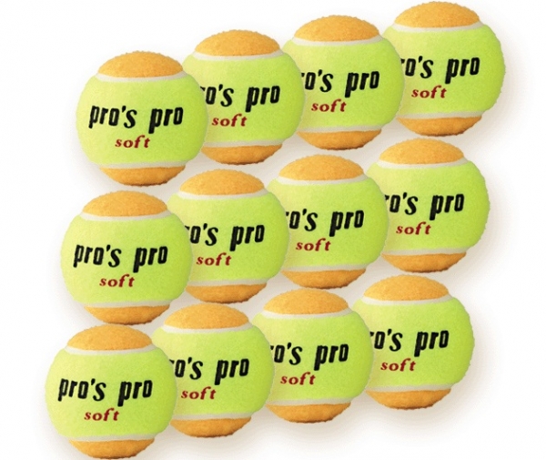 Pro's Pro Junior Soft Tennisballen 12 stuks