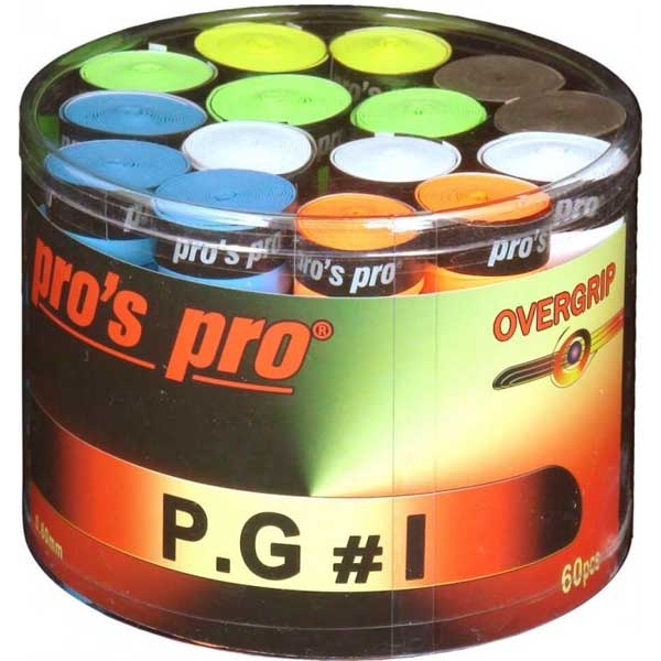 Pro's Pro P.G.1 60 stuks overgrips multicolor