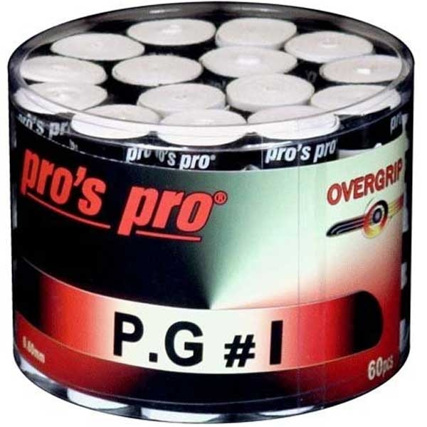 Pro's Pro P.G.1 60 stuks witte overgrips
