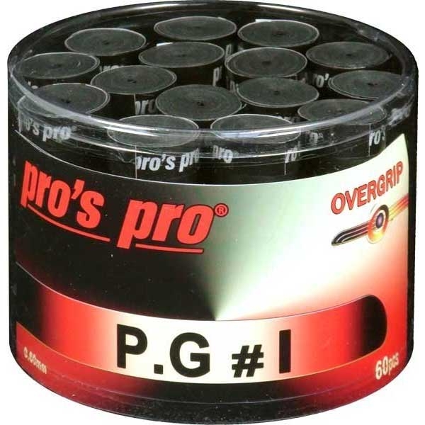 Pro's Pro P.G.1 60 stuks Zwarte overgrips