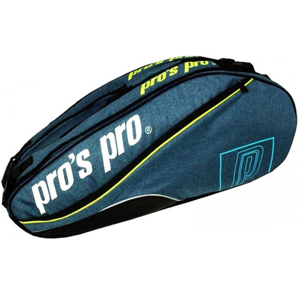Pro's Pro 8-Racketbag blau-mele