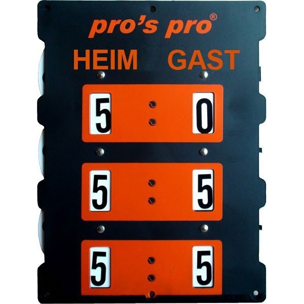 Pro's Pro tennis scorebord
