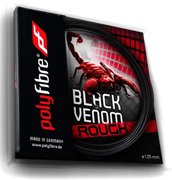 Polyfibre Black Venom 1,25 mm rough 12 m. Tennissaite