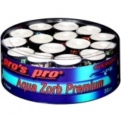 Pro's Pro Aqua Zorb Premium overgrip 30 stuks wit