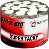 Pro's Pro Super Tacky overgrip 60 stuks wit