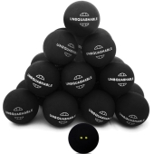 Unsquashable 25 squashballen dubbel gele stip